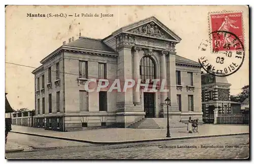 Mantes - Le Palais de Justice - Cartes postales