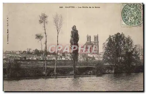 Mantes - Les Bords de la Seine - Ansichtskarte AK