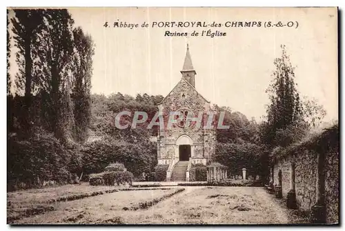 Abbaye de Port Royal des Champs - Ruines de l Eglise - Ansichtskarte AK