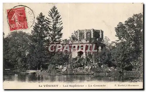 Cartes postales Le Vesinet Lac superieur La cascade