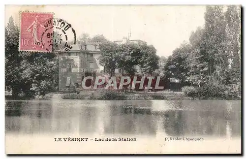 Cartes postales Le Vesinet Lac de la station