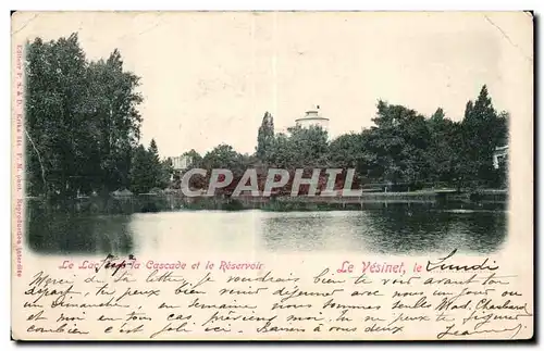Cartes postales Le Vesinet Le lac et la cascade et le reservoir