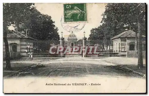 Cartes postales Le Vesinet Asile national Entree