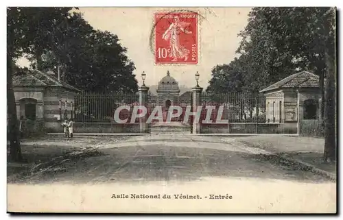 Cartes postales Le Vesinet Asile national Entree