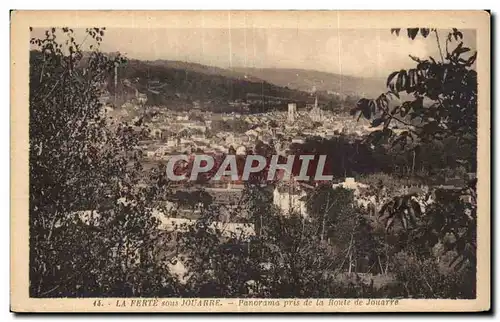 Cartes postales La Ferte sous Jouarre Panorama pris de la route de Jouarre