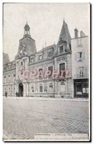 Ansichtskarte AK Fontainebleau l hotel de ville