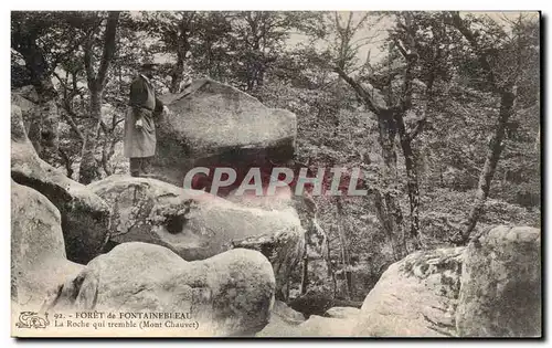 Ansichtskarte AK Foret de Fontainebleau La roche qui tremble (Mont Chauvet)