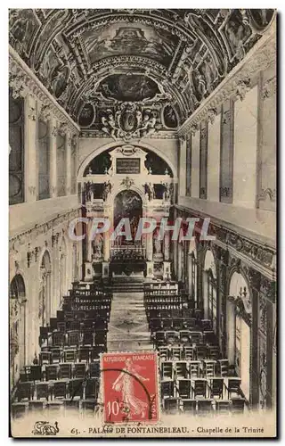 Ansichtskarte AK Palais de Fontainebleau Chapelle de la Trinite