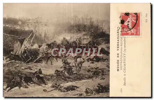 Cartes postales Musee de Versailles Neuville Bataille de Champigny Militaria