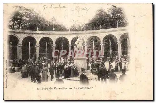 Ansichtskarte AK Parc de Versailles La colonnade