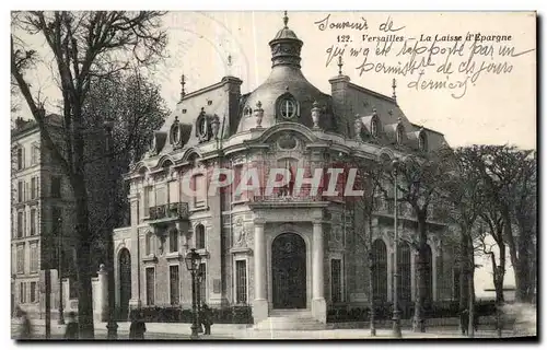 Cartes postales Versailles La Caisse d Epargne