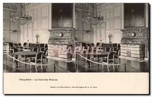 Cartes postales Versailles Trianon Salle des princes