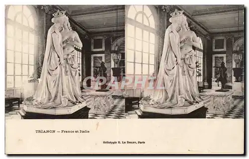 Cartes postales Versailles Trianon France et Italie