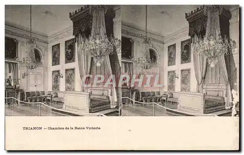 Cartes postales Versailles Trianon Chambre de la reine Victoria