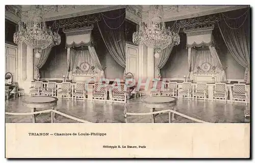 Ansichtskarte AK Versailles Trianon Chambre de Louis Philippe