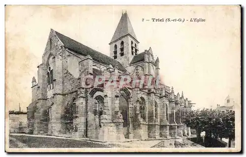 Cartes postales Triel l eglise