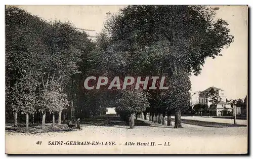 Cartes postales Saint Germain en Laye Allee Henr II