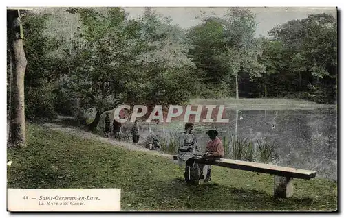 Cartes postales Saint Germain en Laye La mare aux canes