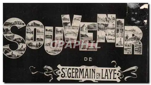 Cartes postales Saint Germain en Laye Souvenir