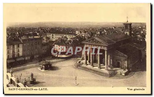 Cartes postales Saint Germain en Laye Vue generale