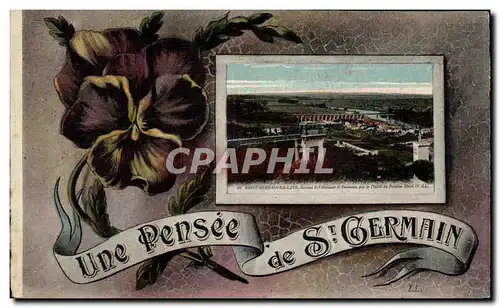 Cartes postales Saint Germain en Laye Une pensee