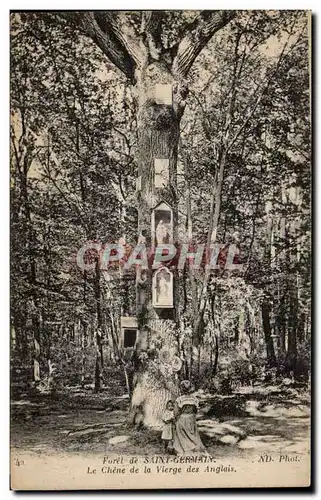 Cartes postales Saint Germain en Laye Foret Le chene de la vierge des anglais