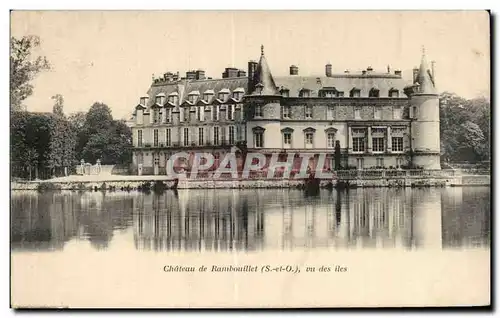 Ansichtskarte AK Chateau de Rambouillet Vue des iles