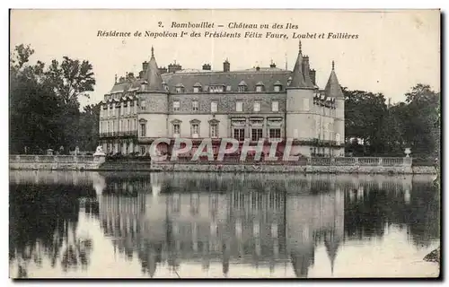 Cartes postales moderne Rambouillet Le chateau vu des Iles Residence de Napoleon 1er