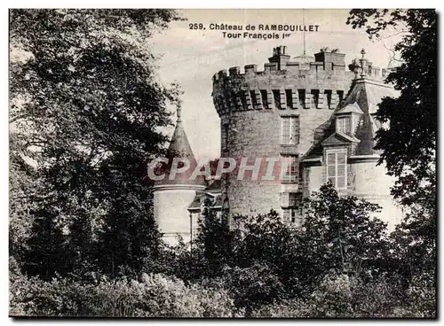 Cartes postales moderne Rambouillet Le chateau Tour Francois 1er