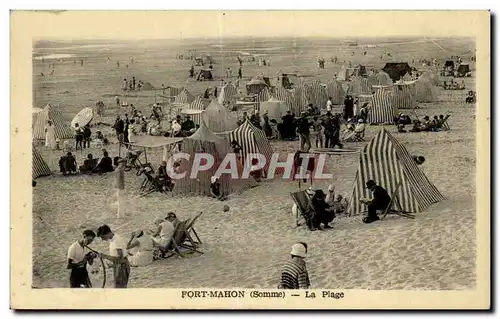 Cartes postales Fort Mahon La plage