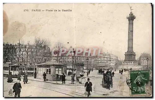 Cartes postales Paris Place de la Bastille