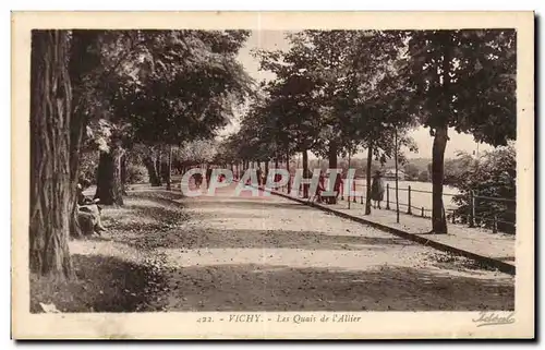 Ansichtskarte AK Vichy Les quais de l Allier