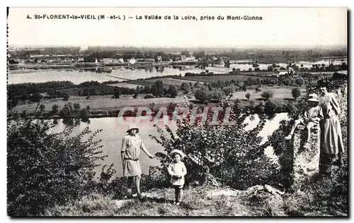 Ansichtskarte AK St Florent le Vieil La vallee de la loire prise du Mont Glonne