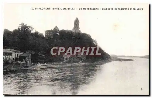 Ansichtskarte AK St Florent le Vieil Le mont Glonne l abbaye benedictine et la loire