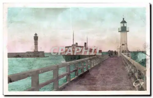 Cartes postales Dunkerque Sortie du chenal