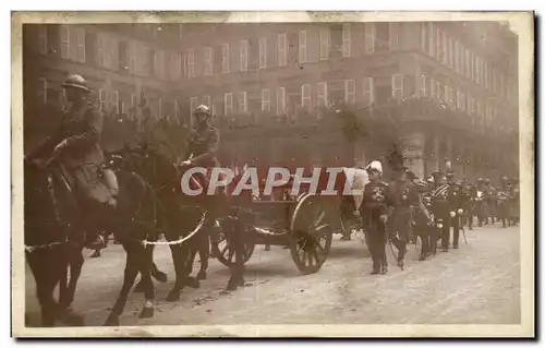 Ansichtskarte AK Militaria Funerailles du Marechal Foch 26 mars 1929 Devant la statue de Jeanne d arc