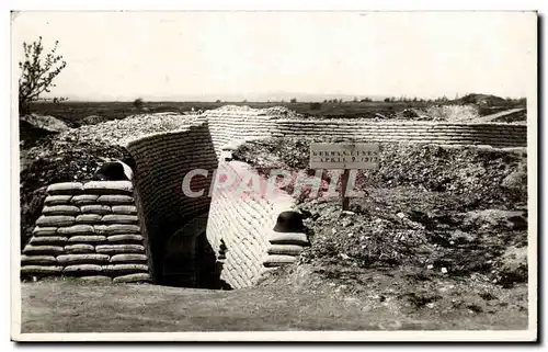 Cartes postales Militaria German lines Avril 1917 Tranchees