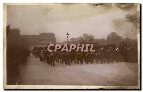 Cartes postales Militaria Funerailles du Marechal Foch 26 mars 1929 Musique des Coldstream Guards Paris