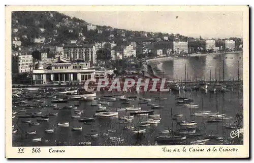 Cannes - Vue sur le Casino et la Croisette - Cartes postales