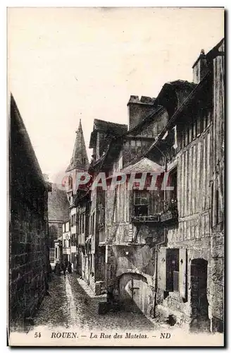 Rouen - La Rue des Matelas - Cartes postales