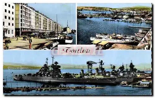 Toulon - Souvenir Bateau de guerre - Cartes postales moderne