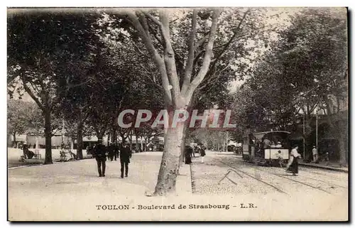 Toulon - Boulevard de Strasbourg Tramway - Ansichtskarte AK