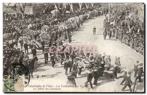 Catastrophe de l Iena - Les Funerailles des Victimes - Le Defile des couronnes - Ansichtskarte AK