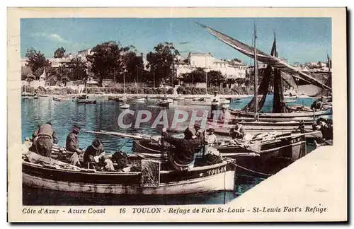 Toulon - Refuge de Fort St Louis Pecheurs - Ansichtskarte AK