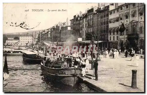 Toulon - Le carre du Port Bateau - Ansichtskarte AK