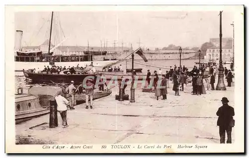 Toulon - Le Carre du Port - Ansichtskarte AK