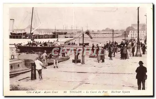 Toulon - Le Carre du Port - Cartes postales