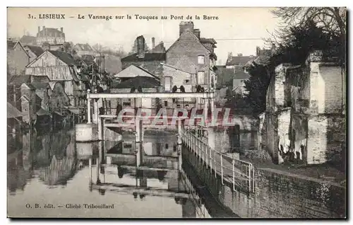 Lisieux - Le Vannage sur la Touques au Pont de la Barre - Ansichtskarte AK