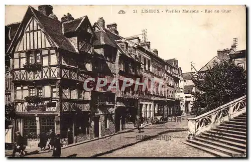 Lisieux - Vieilles Maisons - Rue au Char - Ansichtskarte AK