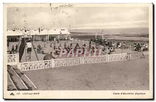 Luc sur Mer - Stade d education physique - Cartes postales